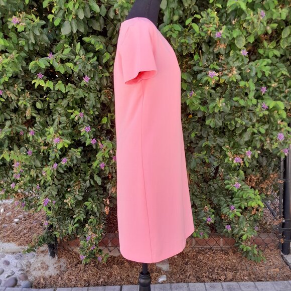 WHO*S WHO Italian Made Pink Shift Dress NWT Great for Homecoming SIZE 6 - Picture 5 of 16